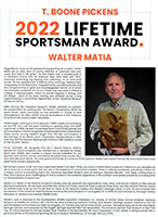 2022 Lifetime Sportsman Award